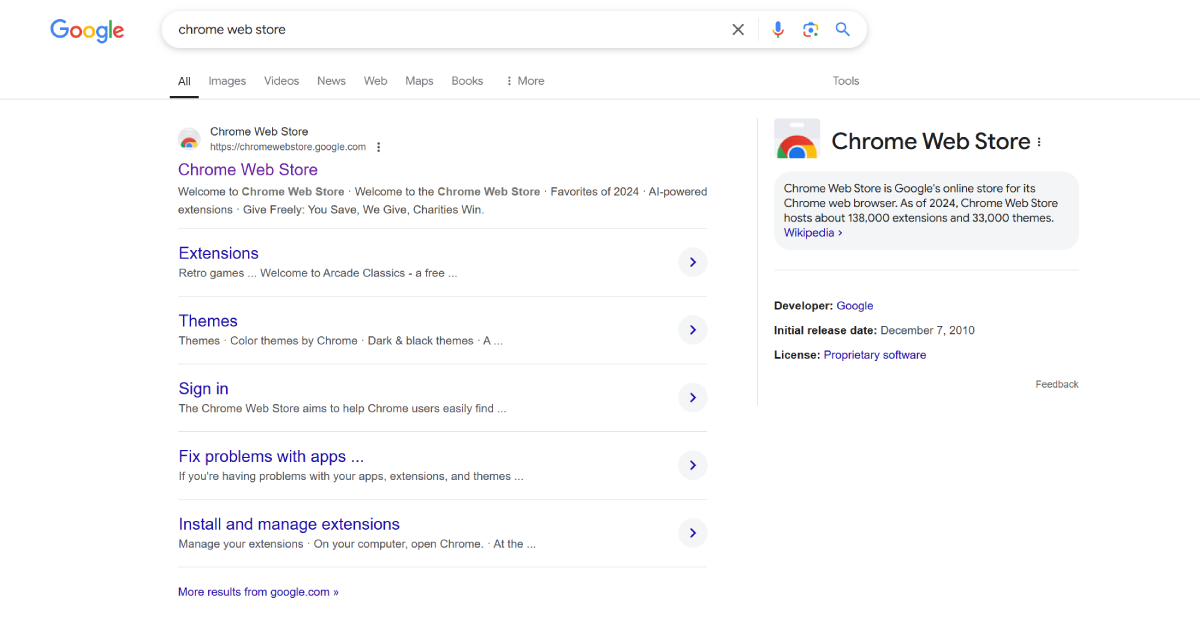 chrome extension