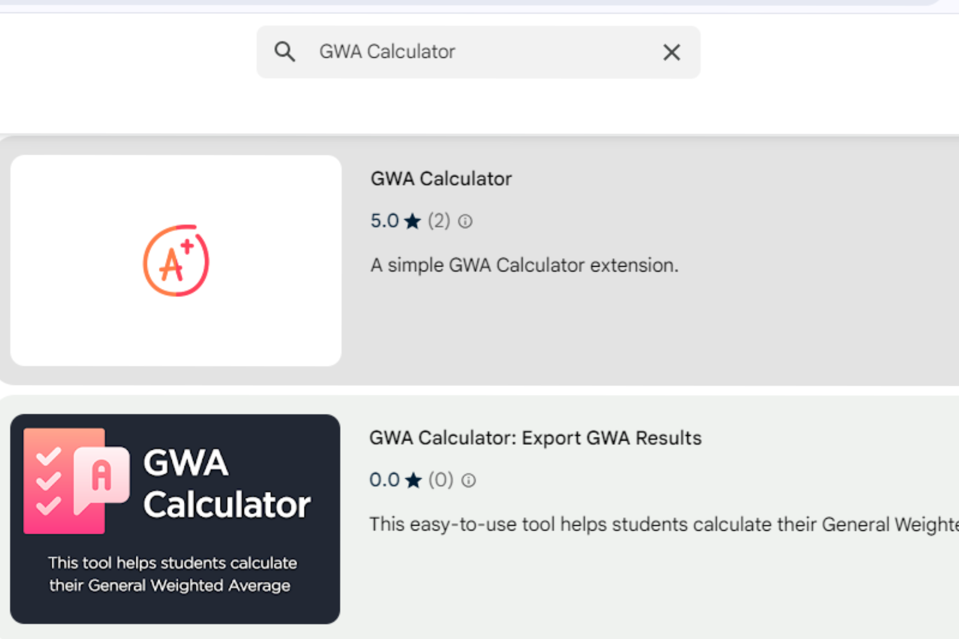 GWACalculator