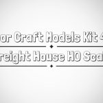 Gloor Craft Models Kit 410 Freight House HO Scale