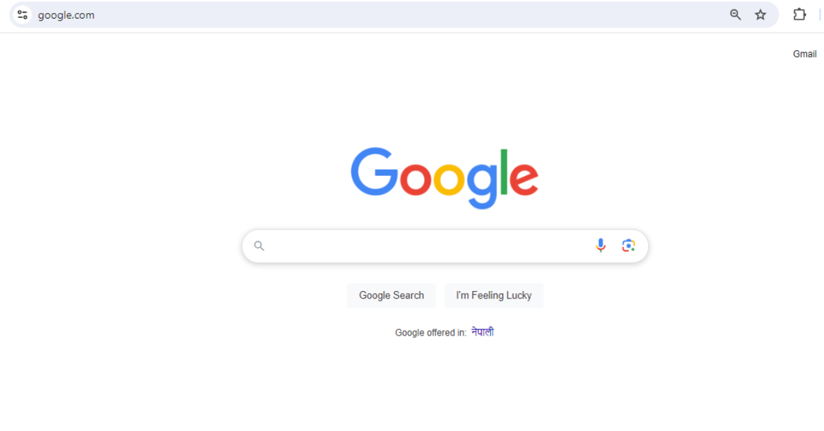 google interface